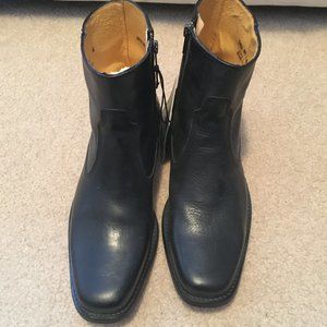 FRYE Men's Emmett Inside-Zip Boot Black 7.5 M NEW